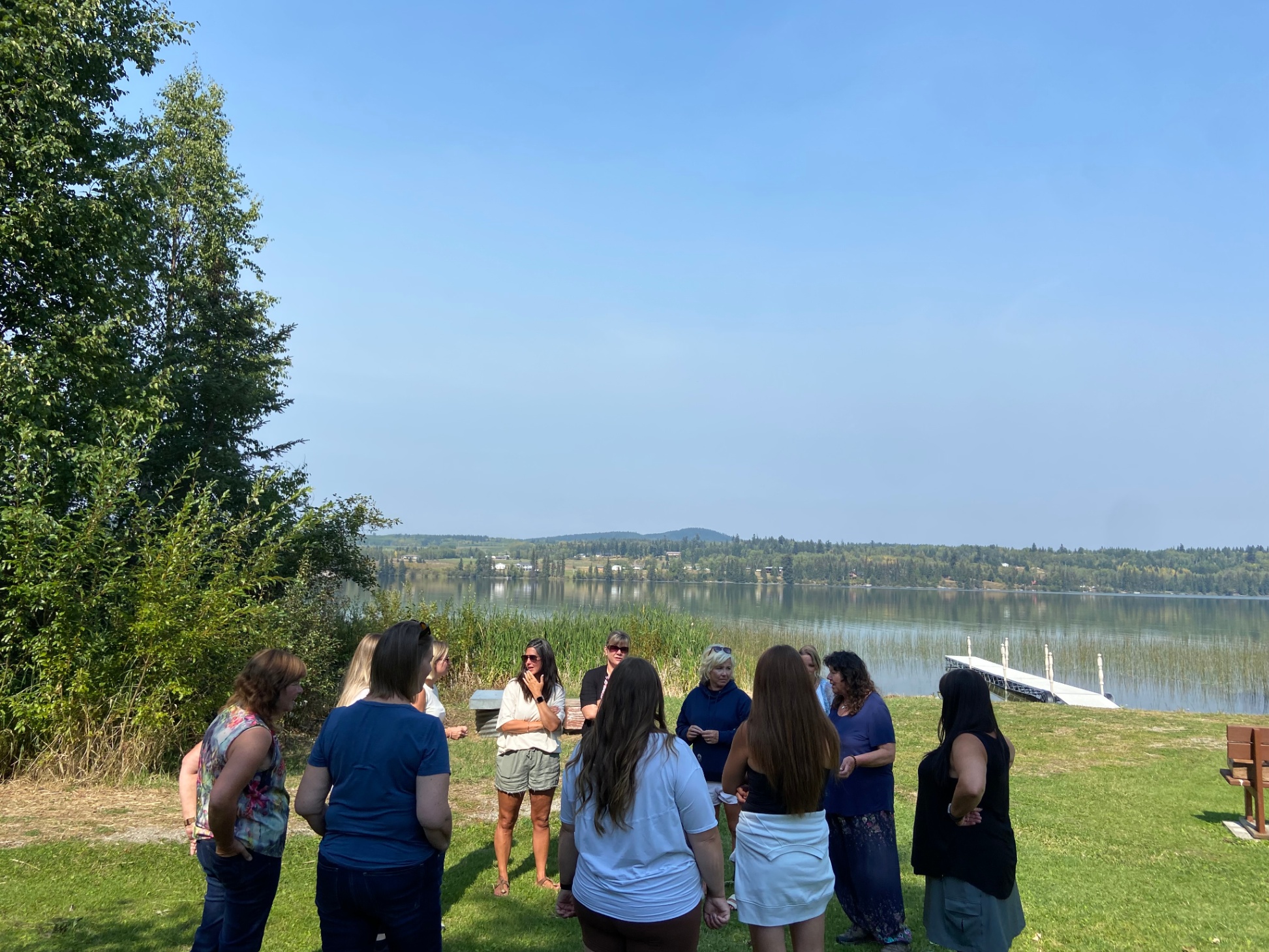BL and Likely staff learning Sari Small