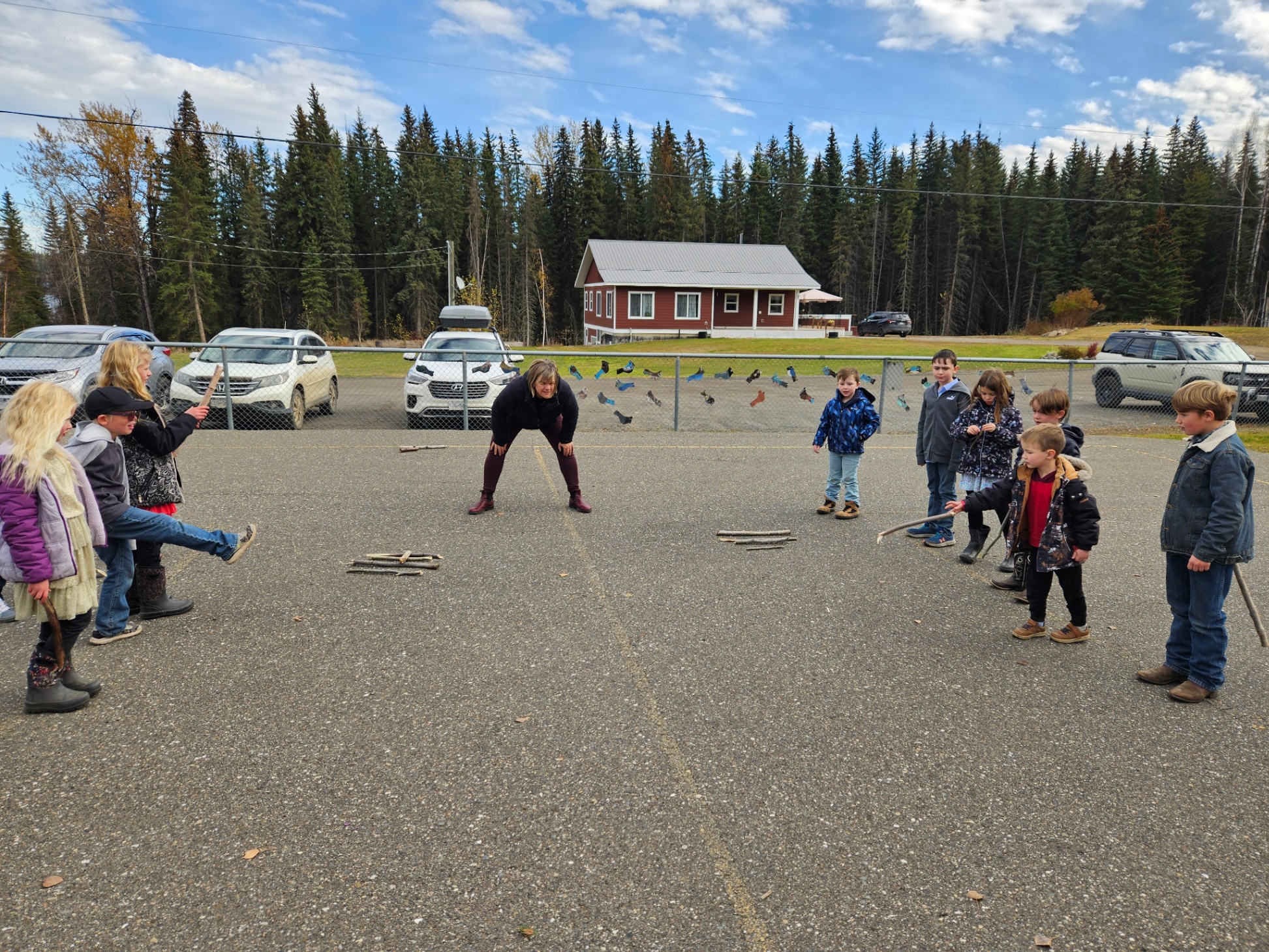 Take Me Outside Sticks and Tallies Sari Small